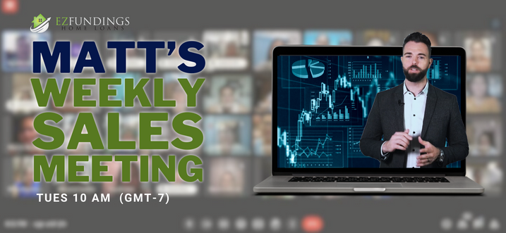 A header background for Matt's Weekly Sales Meeting.